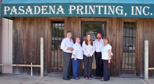 Team of Pasadena Printing Inc